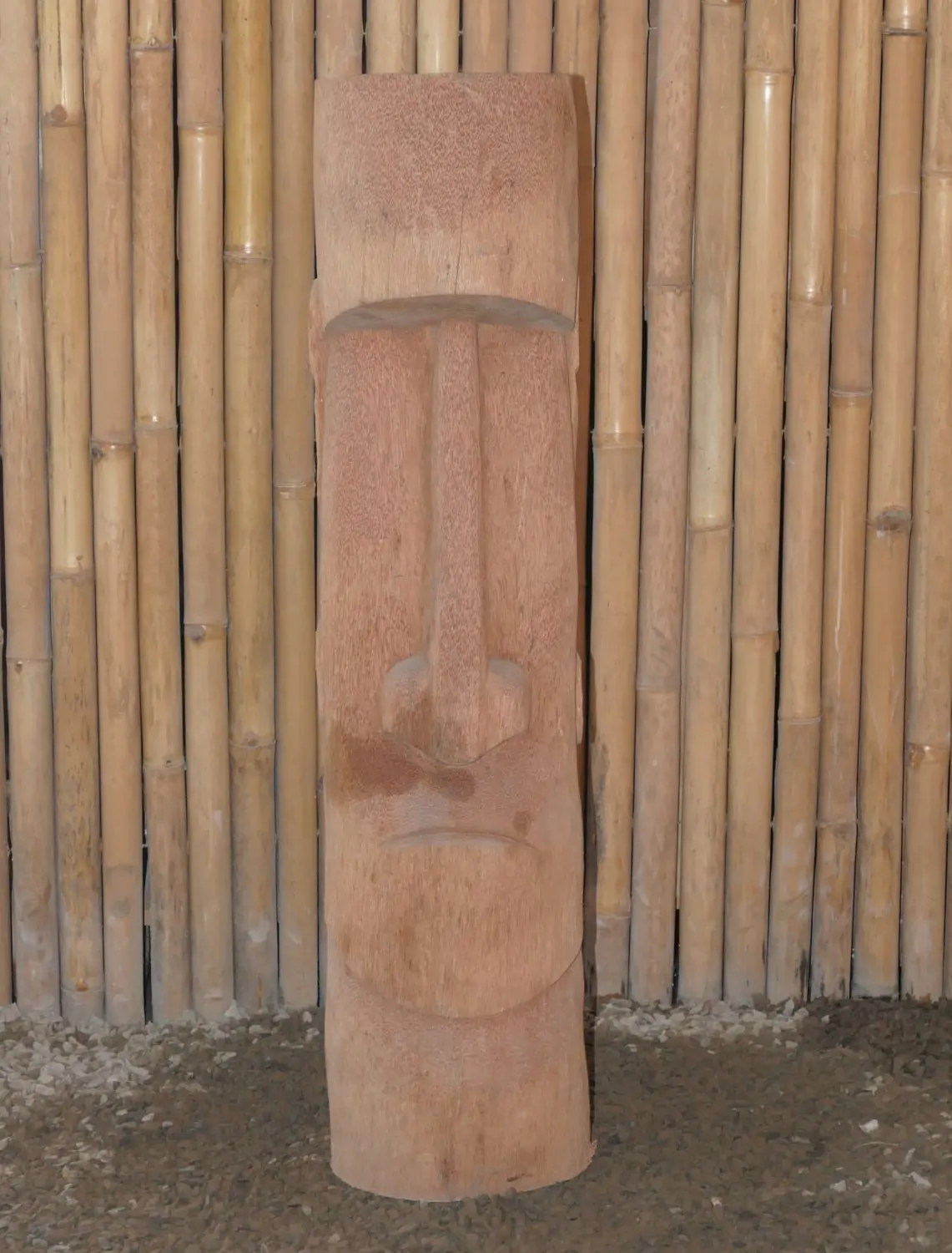  Product image 2 of the product “Tiki Statue Polynesia style. From coconut palm. Model 5 - Rapa Nui, in the sizes from 50cm to 200cm, Natural finish ”